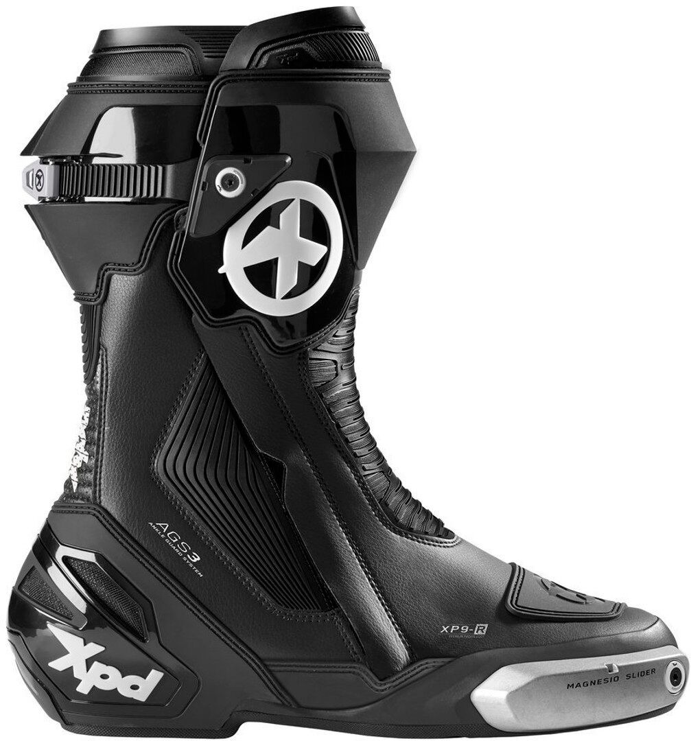 Photos - Motorcycle Boots Xpd Xp9-R  Unisex Black White Size: 48 s9102648
