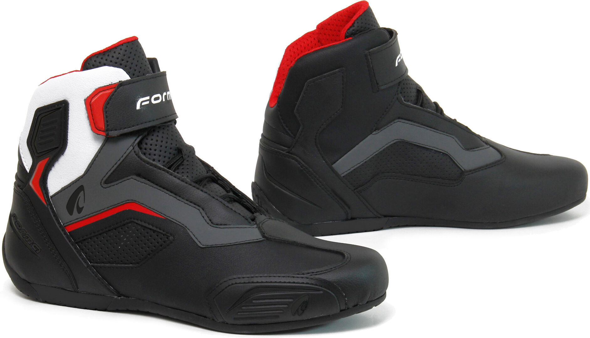 Photos - Motorcycle Boots Forma Stinger Flow Motocycle Shoes Unisex Black Grey White Size: 38 foru37 