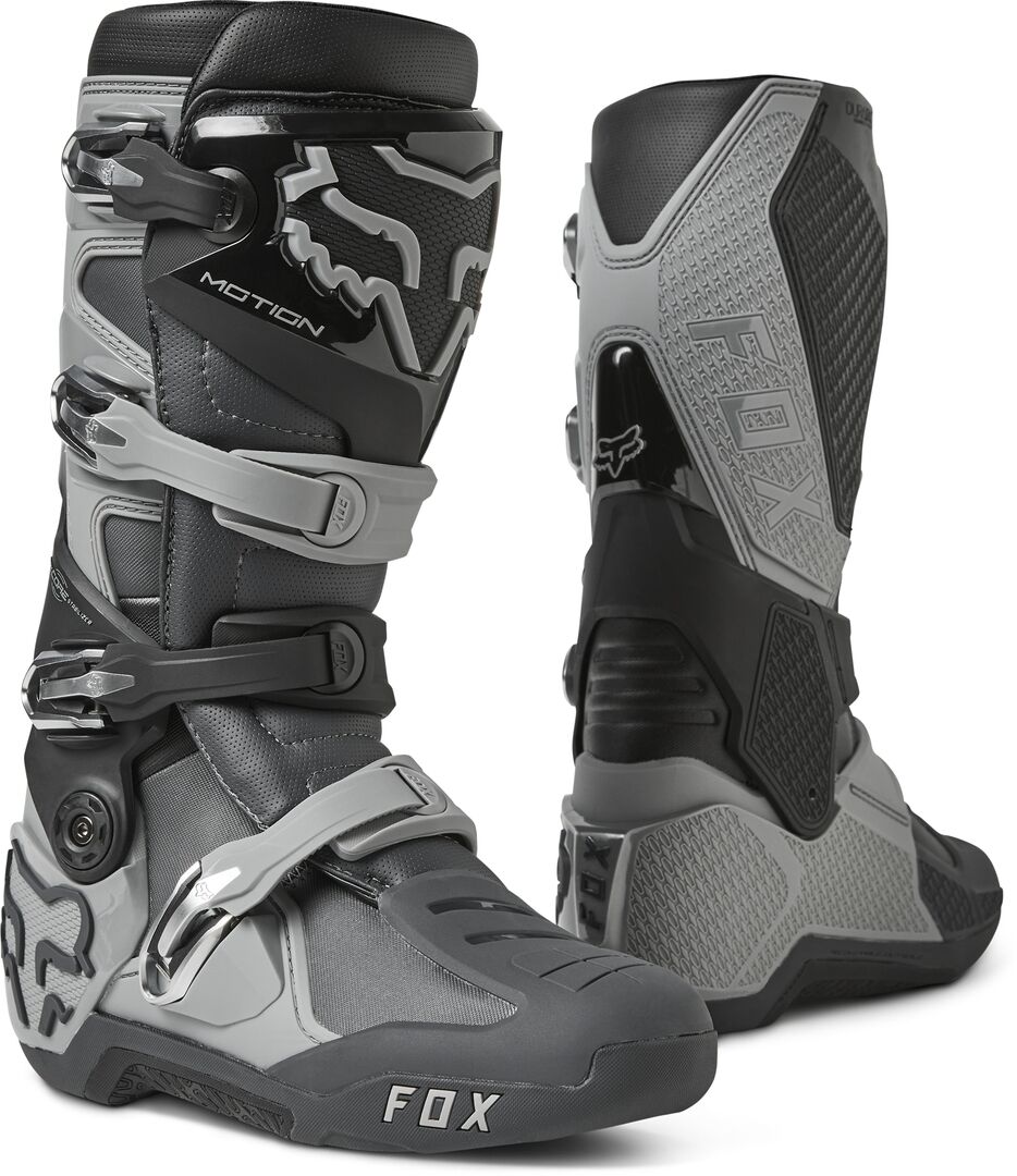 Photos - Motorcycle Boots Fox Motion Motocross Boots Unisex Grey Size: 47 48 2968233012 