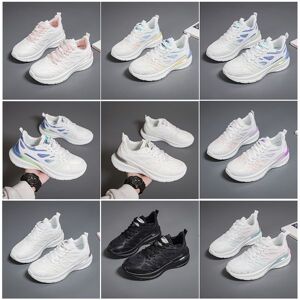 New Men Women Shoes Hiking Running Flat Shoes Soft Sole Fashion White Black Pink Bule Comfortable Sports Z45 GAI