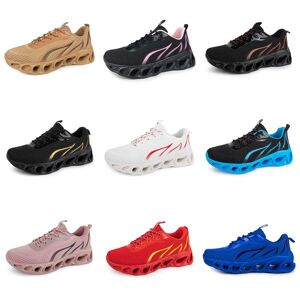 Men Running Women GAI White Black Navy Blue Light Brown Mens Trainers Sports Purple Breathable Walking Shoes One