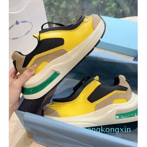 Archive Style Prax Brushed Leather Sneakers Shoes Men Bike Fabric Suede Elements Trainers Breath Sporty Allure Runner Sole Skateboard Walking Original Box
