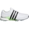 adidas Tour360 24 BOOST Golf Shoes - Cloud White/Core Black/Green Spark - 7 - WIDE