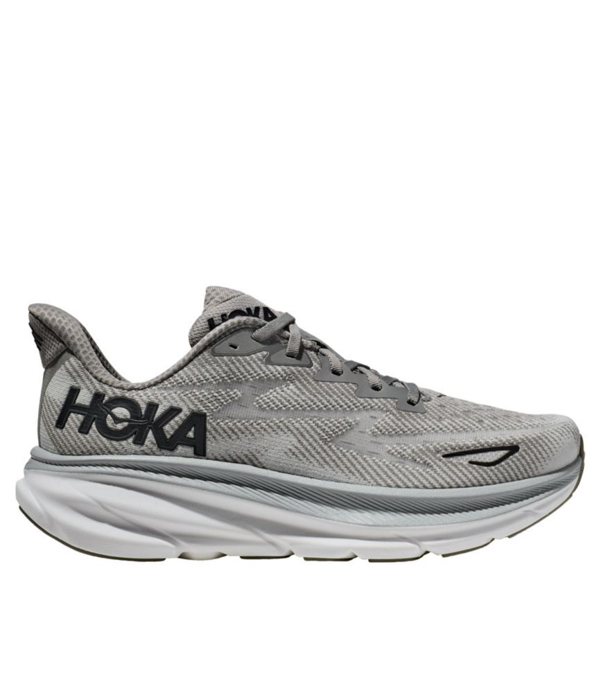 Men's HOKA Clifton 9 Running Shoes Harbor Mist/Black 10.5(D), Rubber