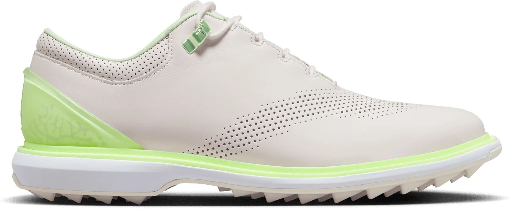 Nike Air Jordan ADG 4 Golf Shoes - Phantom/White/Light Bone/Barely Volt - 11 - MEDIUM