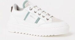 Mason Garments Tia Sneaker aus Leder mit Wildlederdetails Weiß 33