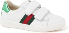 Gucci New Ace Sneaker aus Leder Weiß 27, 28, 29, 30, 31, 32, 33, 34, 35, 36, 37, 38