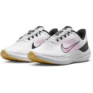 Nike Laufschuh »AIR WINFLO 9« WHITE-PINK-SPELL-BLACK-WHEAT-GOLD  42,5