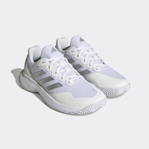 Adidas Performance Tennisschuh »GAMECOURT 2.0«, Multicourt Cloud White / Silver Metallic / Cloud White  40,5