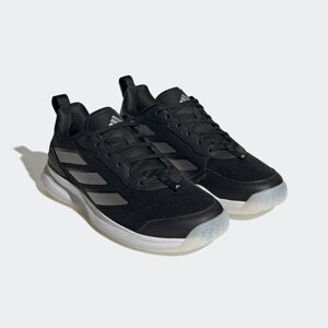 Adidas Performance Tennisschuh »AVAFLASH LOW« Core Black / Silver Metallic / Cloud White  37