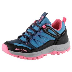 Dockers by Gerli Slip-On Sneaker, mit Schnellverschluss blau-schwarz-pink Größe 41
