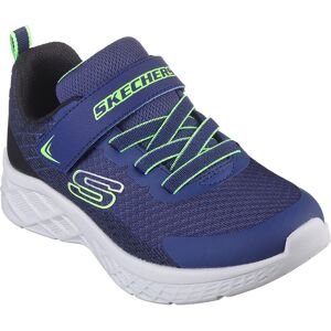 Skechers Kids Sneaker »MICROSPEC II«, Klettschuh, Freizeitschuh mit... navy-limette Größe 30