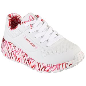 Skechers Kids Sneaker »UNO LITE«, mit bedruckter Sohle, Freizeitschuh,... offwhite-rot Größe 38