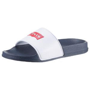 Levi's® Kids Badepantolette »Levi´s POOL«, Sommerschuh, Badeschuh, Poolslides... weiss-navy Größe 39