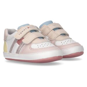 Tommy Hilfiger Sneaker »FLAG LOW CUT VELCRO«, in Pastellfarben,... rosa Größe 19