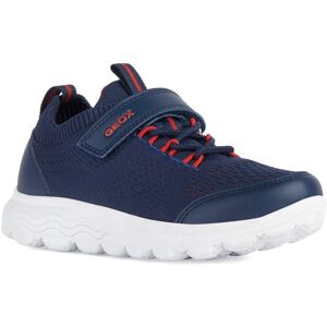 Geox Sneaker »J SPHERICA BOY«, mit Wechselfussbett, Freizeitschuh, Halbschuh,... navy-rot Größe 30