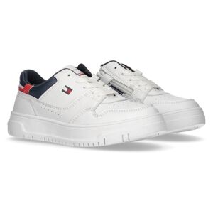 Tommy Hilfiger Sneaker »LOW CUT LACE-UP SNEAKER«, mit Baumwollfutter,... WHITE Größe 41