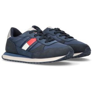 Tommy Hilfiger Sneaker »FLAG LOW CUT«, Freizeitschuh, Halbschuh, Schnürschuh... BLUE Größe 39