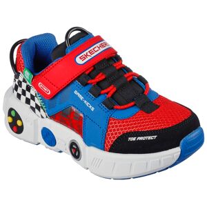 Skechers Kids Sneaker »GAMETRONIX«, mit Air-Cooled Memory Foam,... blau-rot Größe 37