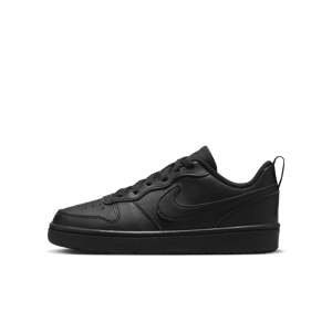 Nike Court Borough Low Recraft Schuh für ältere Kinder - Schwarz - 35.5