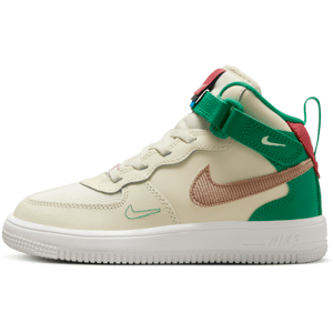 Nike Force 1 Mid SE EasyOnSchuh für jüngere Kinder - Weiß - 25