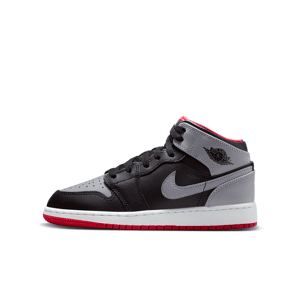 Air Jordan 1 MidSchuh für ältere Kinder - Schwarz - 39