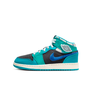 Air Jordan 1 Mid Sneaker SchoolSchuh für ältere Kinder - Grau - 39