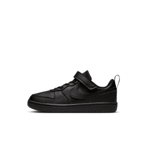 Nike Court Borough Low Recraft Schuh für jüngere Kinder - Schwarz - 30