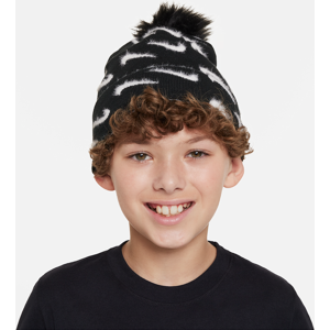 Nike PeakBeanie mit Bommel für Kinder - Schwarz - TAILLE UNIQUE