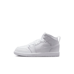 Jordan 1 Mid Schuh für jüngere Kinder - Weiß - 32