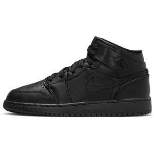 Jordan 1 MidSchuh für ältere Kinder - Schwarz - 40