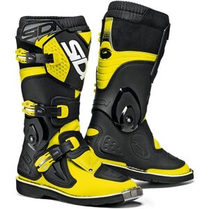 Sidi Flame Kinder Motocross Stiefel 37 Schwarz Gelb