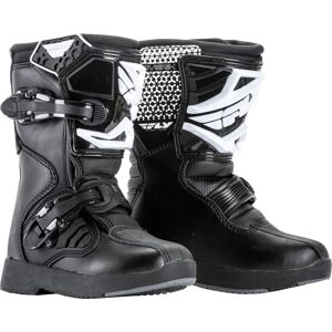 Fly Racing Maverick Mini Jugend Motocross Stiefel 33 Schwarz