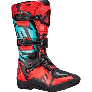 Leatt 3.5 Fuel Kinder Motocross Stiefel 35 36 Schwarz Rot Blau