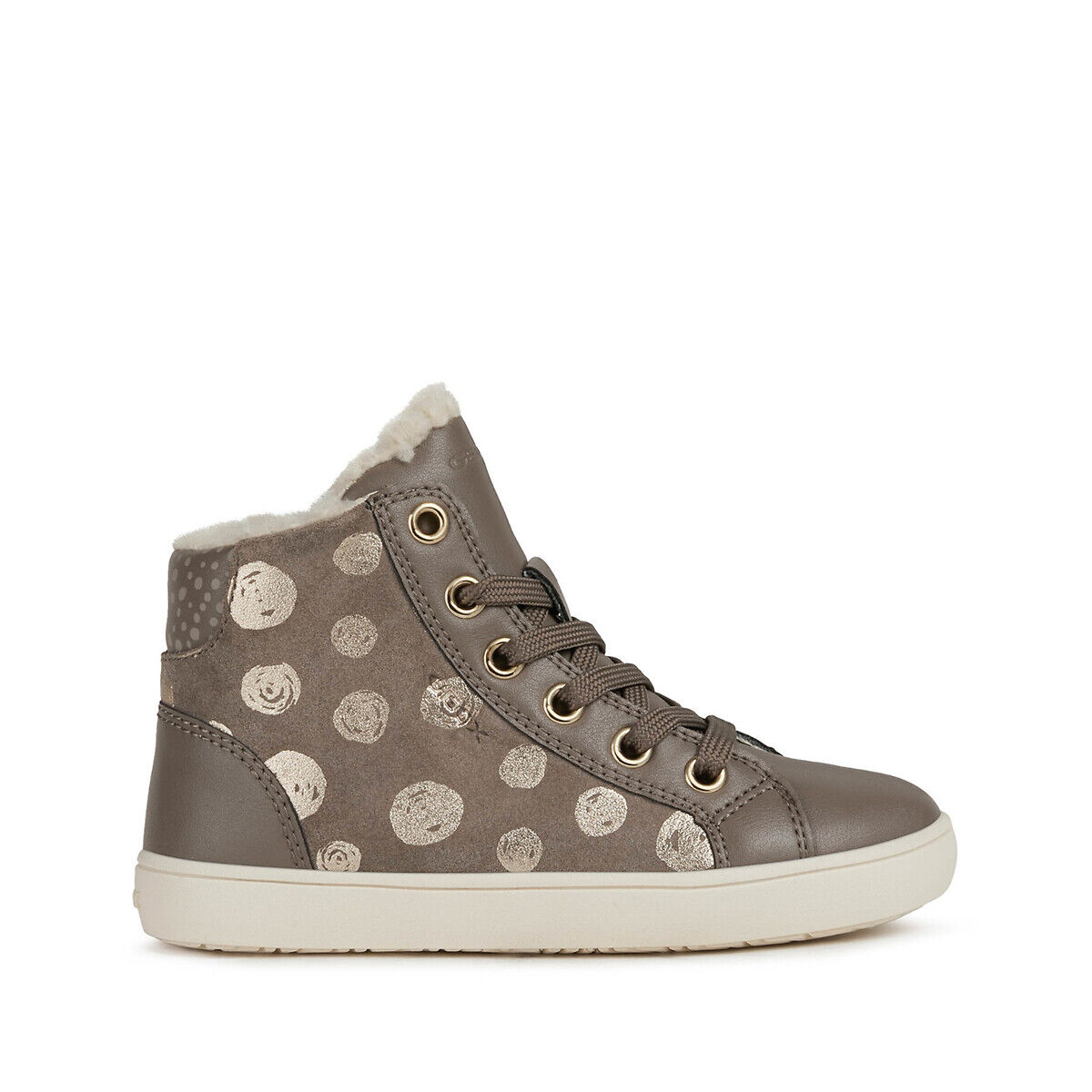 Geox Gefütterte High-Top-Sneakers Kathe GRAU