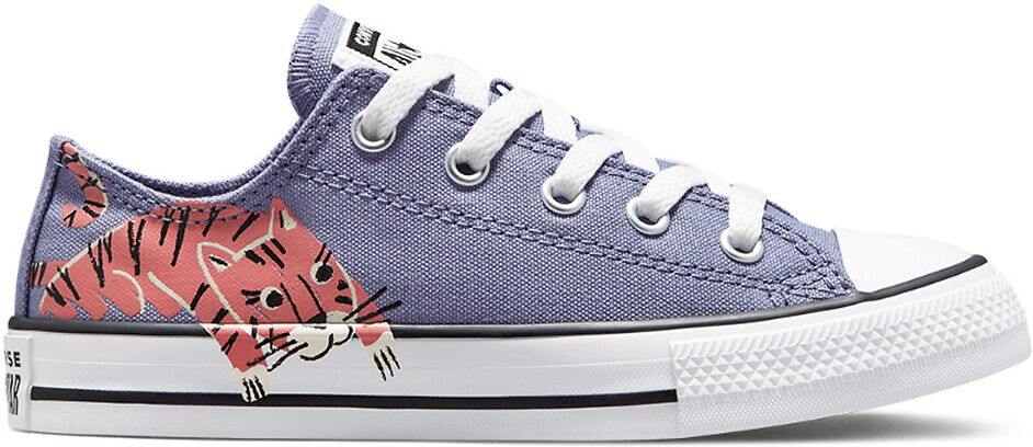 CONVERSE Sneakers Chuck Taylor All Star Jungle Cats Ox VIOLETT