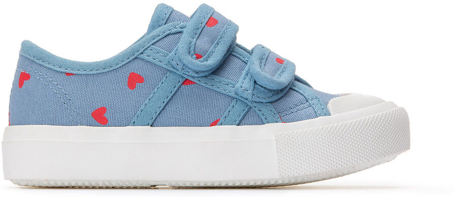 LA REDOUTE COLLECTIONS Canvas-Sneakers mit Klettverschluss, Gr. 22-25 BLAU