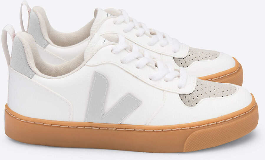 VEJA Sneakers V-10, Baumwolle WEISS