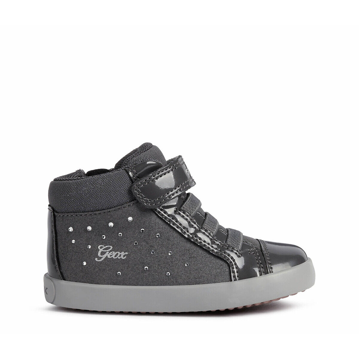 Geox High-Top-Sneakers Gisli, Reissverschluss BLAU;GRAU