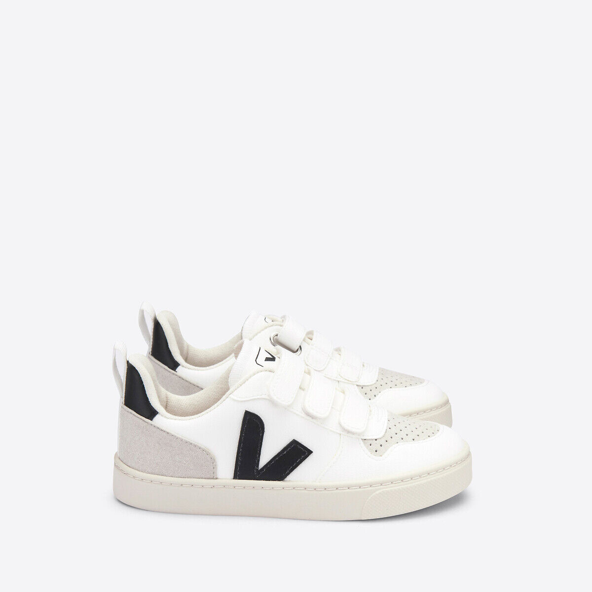 VEJA Sneakers für Kinder V-10, Klettverschluss WEISS