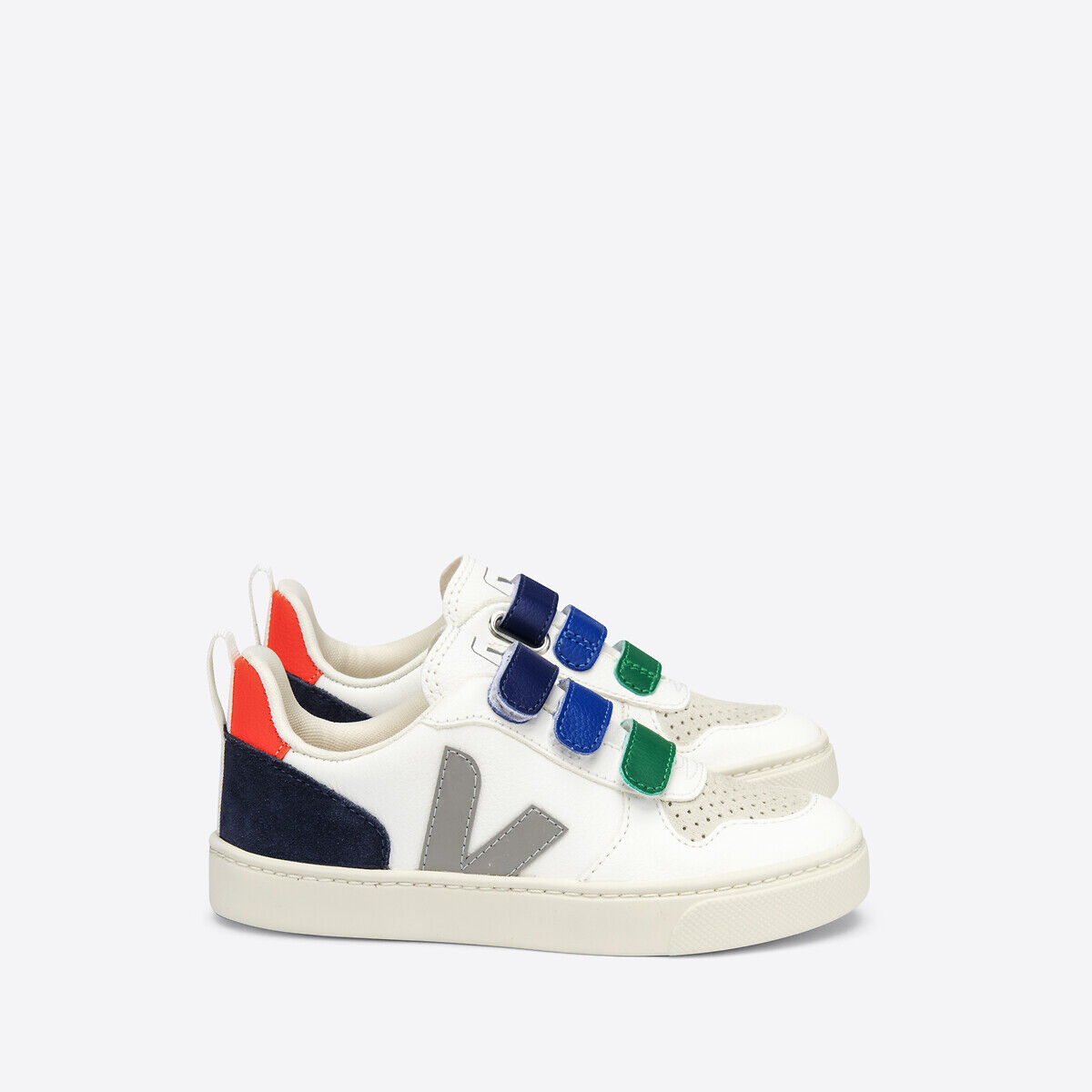 VEJA Sneakers V-10 mit Klettverschluss, Leder BLAU