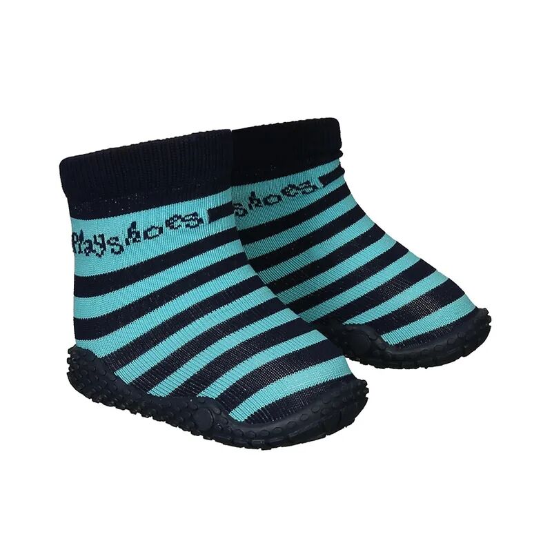 Playshoes Aqua-Socke STREIFEN in hellblau/marine