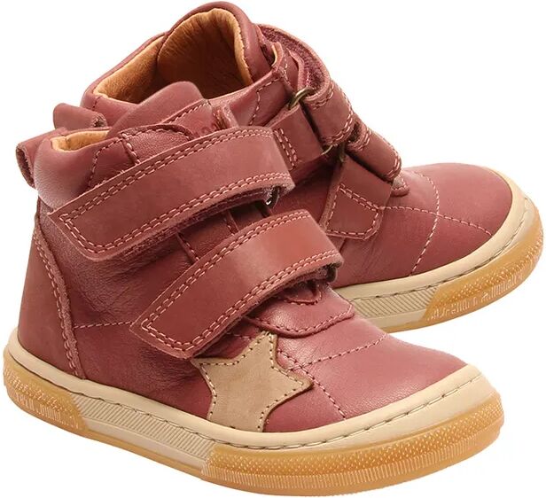 bisgaard Klett-Sneaker KEO STAR hoch in rosewood