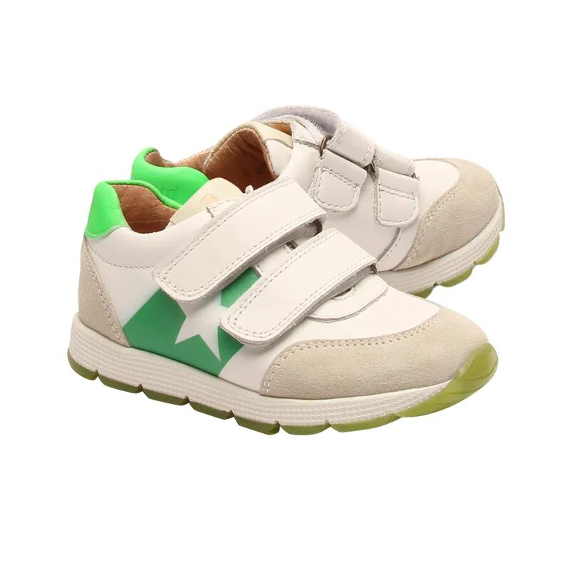 bisgaard Klettschuhe LIAM V in white/green