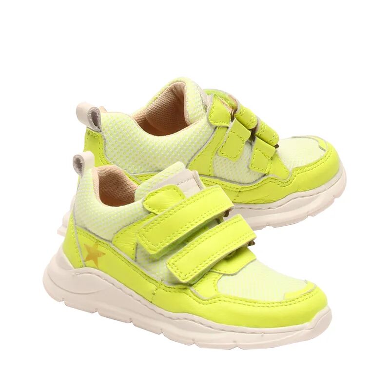 bisgaard Klettschuhe PAN V in neon yellow