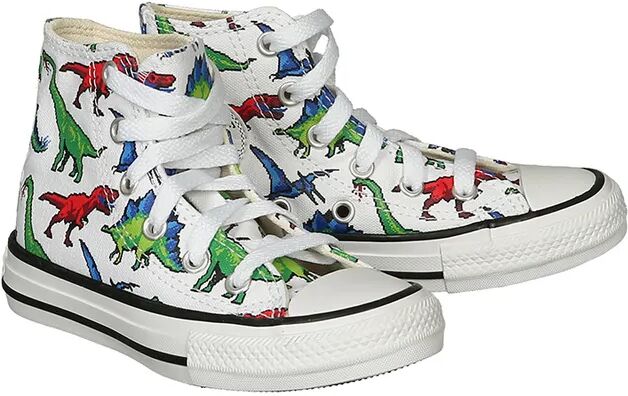 Converse Sneaker CTAS HI – DINOSAURS in weiß/bunt