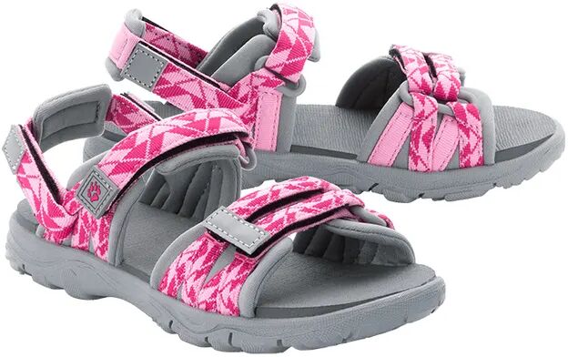 Jack Wolfskin Trekking-Sandalen 2 IN 1 SANDAL K in pink/light grey