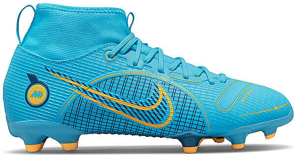 NIKE Kinder Fußballschuhe Nocken Jr. Mercurial Superfly 8 Academy MG blau   Größe: 35   DJ2854 Auf Lager Unisex 35