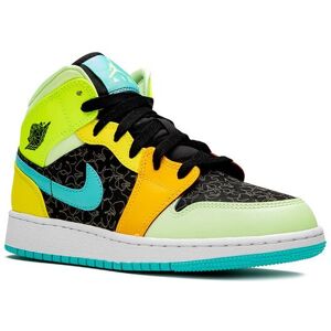 Jordan Kids 'Air Jordan 1 Mid SE (GS)' Sneakers - Schwarz 5.5Y/6Y/6.5Y Unisex