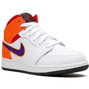 Jordan Kids 'Air Jordan 1 MID (GS) Three Peat' Sneakers - Weiß 4Y/4.5Y/5Y/5.5Y/6Y/6.5Y/7Y Unisex